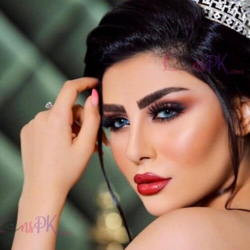 Dahab Tiffany Blue Eye Lenses - Gold Collection