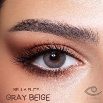 Bella Gray Beige Eye Lenses - Elite Collection