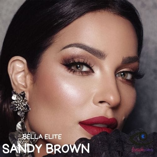 Bella Sandy Brown Eye Lenses - Elite Collection