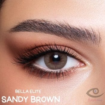 Bella Sandy Brown Eye Lenses - Elite Collection
