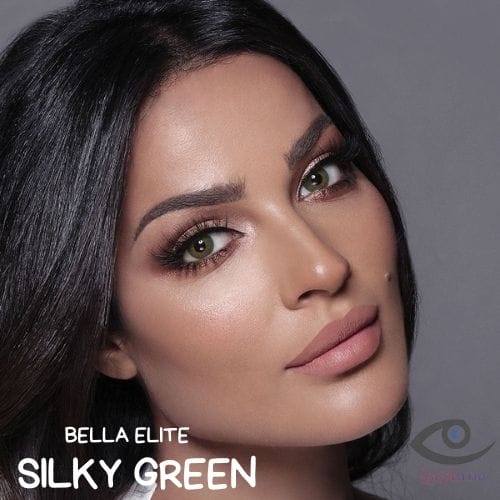 Buy Bella Silky Green Contact Lenses - Elite Collection - lenspk.com