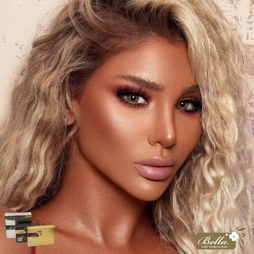 Bella Cool Hazel Eye Lenses - Natural Collection