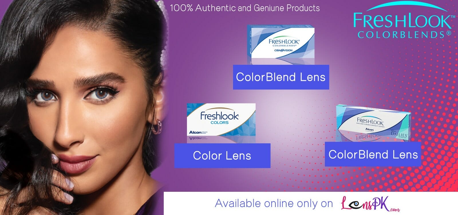 Buy Freshlook Contact Lenses Online - lenspk.com