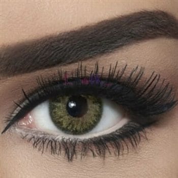 Bella Green Yellow Eye Lenses - Natural Collection