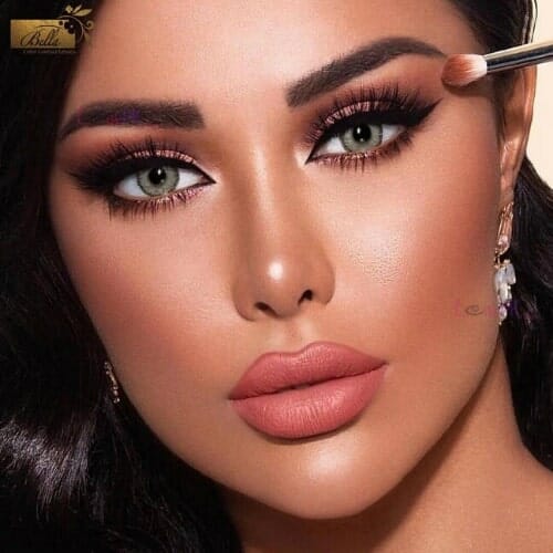 Buy Bella Husky Gray Green Contact Lenses in Pakistan – Glow Collection - lenspk.com