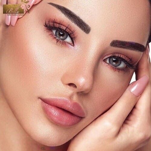 Buy Bella Navy Gray Contact Lenses in Pakistan – Glow Collection - lenspk.com