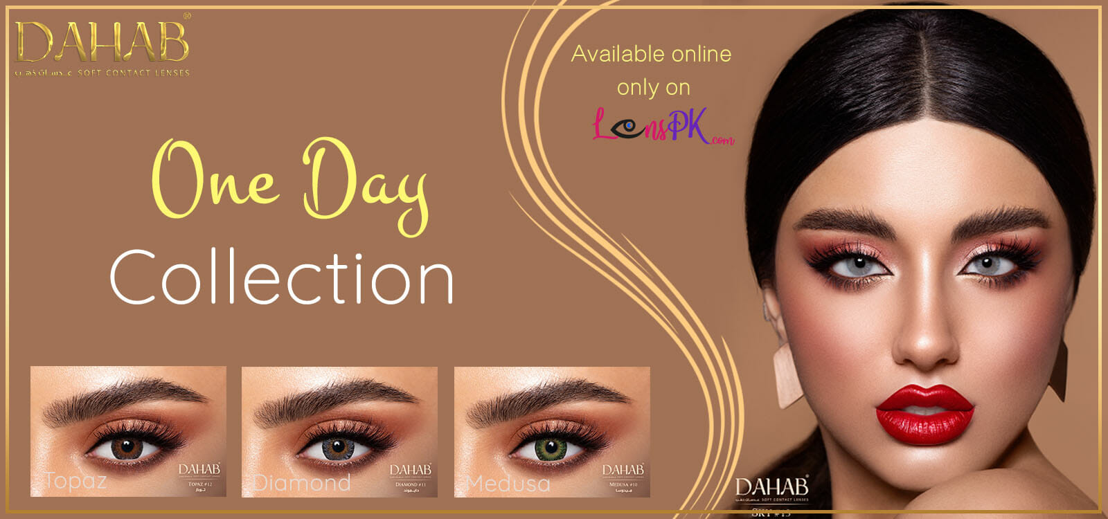 Buy Dahab Contact Lenses - One Day Collection - lenspk.com