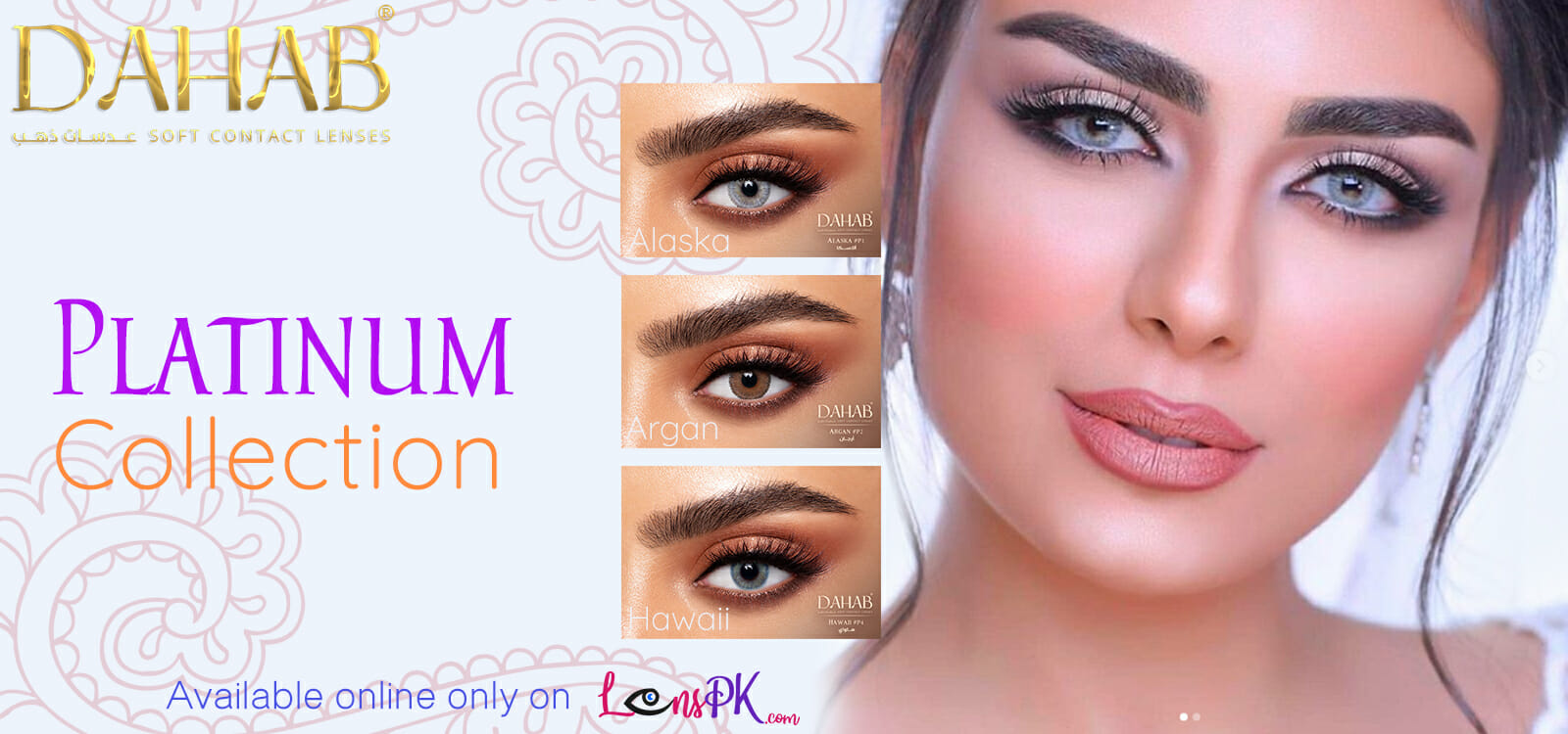 Buy Dahab Contact Lenses - Platinum Collection - lenspk.com