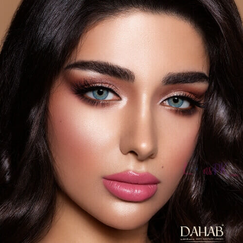 Buy Dahab Lumirere Blue Contact Lenses - Gold Collection - lenspk.com