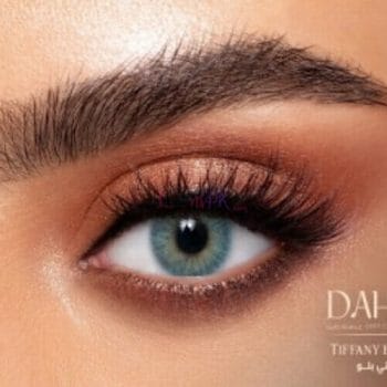 Dahab Tiffany Blue Eye Lenses - Gold Collection