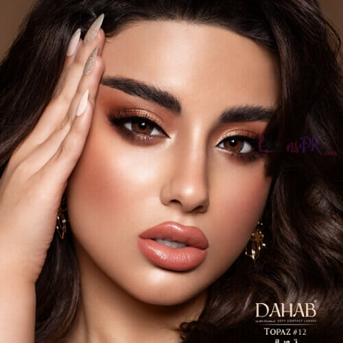 Dahab Topaz Eye Lenses - Gold Collection