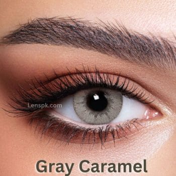 Bella Caramel Gray Eye Lenses - Glow Collection