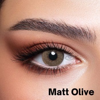 Bella Matt Olive Eye Lenses - Elite Collection