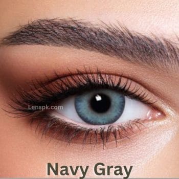 Bella Navy Gray Eye Lenses - Glow Collection