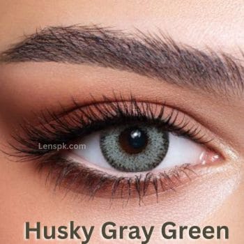 Bella Husky Gray Green Eye Lenses - Glow Collection