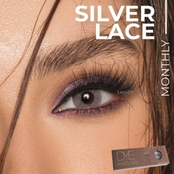 Silver Lace Dye Monthly Contact Lenses