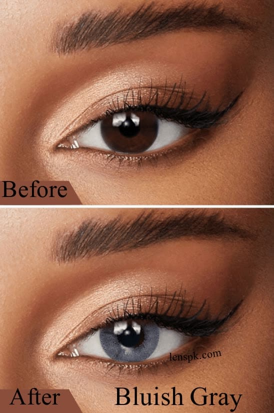 Bella Bluish Gray - Oneday Collection, before and after