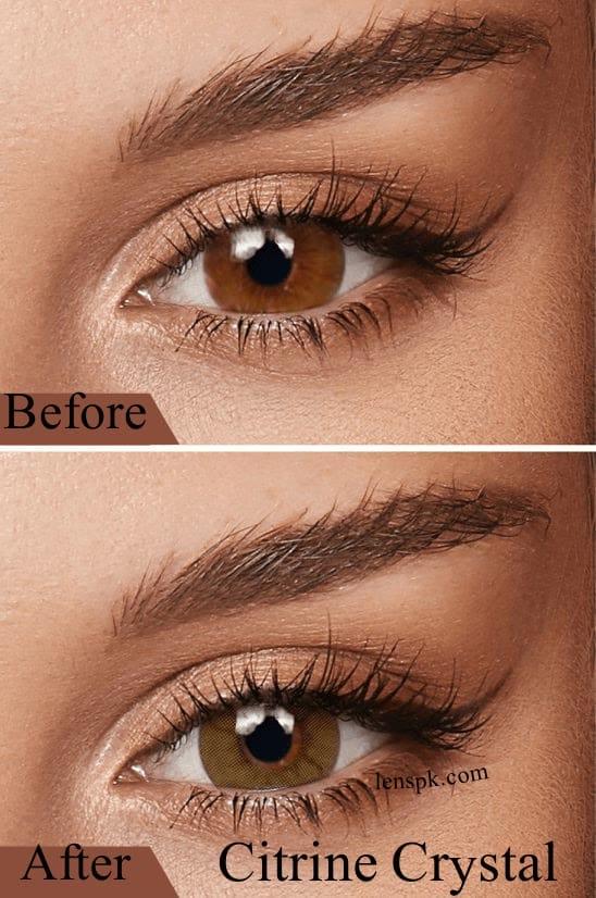 Bella Citrine Crystal - Oneday Collection, before and after